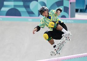 Paris 2024 - Australia’s Keegan Palmer Takes Gold In The Men's Park Of Skateboarding