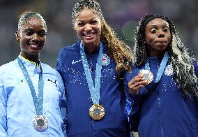 Paris 2024 - Women’s 200m Medal Ceremony