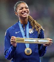 Paris 2024 - Women’s 200m Medal Ceremony