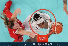 Paris 2024 - USA Defeat Nigeria In Their Women's Basketball Quarterfinal