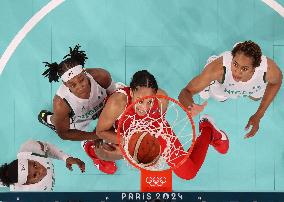 Paris 2024 - USA Defeat Nigeria In Their Women's Basketball Quarterfinal