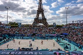 Paris 2024 - Women's Quarterfinal Beach Volleyball