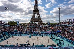 Paris 2024 - Women's Quarterfinal Beach Volleyball