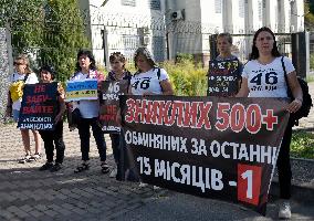 Activists rally in support of Ukrainian POWs outside Russian Embassy in Kyiv