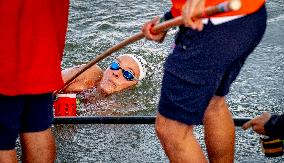 Paris 2024 - Women's 10km Marathon Swim - Sharon van Rouwendaal Wins Gold