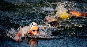 Paris 2024 - Women's 10km Marathon Swim - Sharon van Rouwendaal Wins Gold