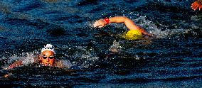 Paris 2024 - Women's 10km Marathon Swim - Sharon van Rouwendaal Wins Gold