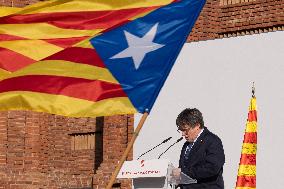 Catalan Separatist Puigdemont Returns To Barcelona