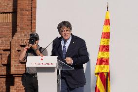 Catalan Separatist Puigdemont Returns To Barcelona