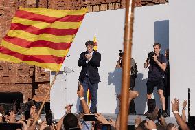 Catalan Separatist Puigdemont Returns To Barcelona