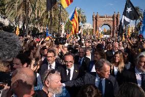 Catalan Separatist Puigdemont Returns To Barcelona