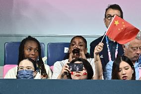 Paris 2024 - Table Tennis - Marie-Jose Perec In The Stands