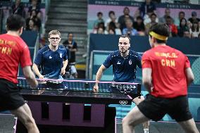 Paris 2024 - Men's Table Tennis Doubles - France v China