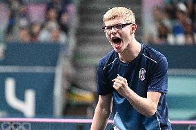 Paris 2024 - Men's Table Tennis Singles - France v China