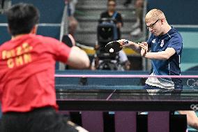 Paris 2024 - Men's Table Tennis Singles - France v China