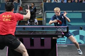 Paris 2024 - Men's Table Tennis Singles - France v China