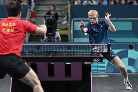 Paris 2024 - Men's Table Tennis Singles - France v China