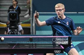 Paris 2024 - Men's Table Tennis Singles - France v China