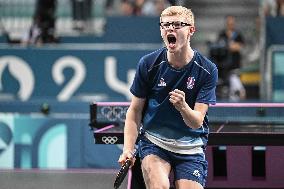 Paris 2024 - Men's Table Tennis Singles - France v China