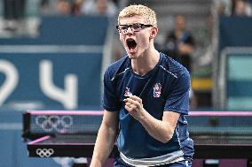 Paris 2024 - Men's Table Tennis Singles - France v China