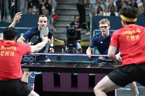 Paris 2024 - Men's Table Tennis Doubles - France v China