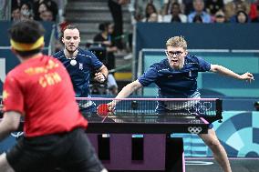 Paris 2024 - Men's Table Tennis Doubles - France v China