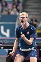 Paris 2024 - Men's Table Tennis Singles - France v China