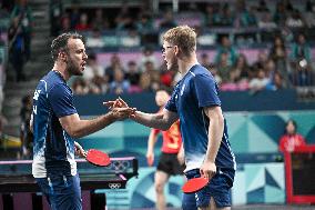 Paris 2024 - Men's Table Tennis Doubles - France v China