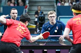 Paris 2024 - Men's Table Tennis Doubles - France v China