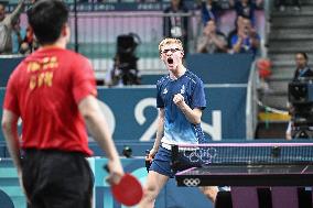 Paris 2024 - Men's Table Tennis Singles - France v China