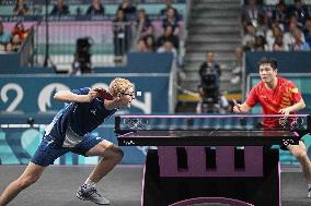 Paris 2024 - Men's Table Tennis Singles - France v China