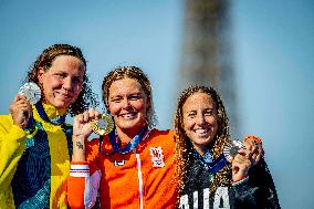 Paris 2024 - Prince Albert At Marathon Swimming Women's 10km