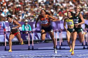 (PARIS2024) FRANCE-PARIS-OLY-ATHLETICS-100M HURDLES-WOMEN