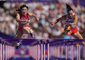 (PARIS2024) FRANCE-PARIS-OLY-ATHLETICS-100M HURDLES-WOMEN