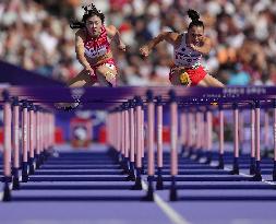 (PARIS2024) FRANCE-PARIS-OLY-ATHLETICS-100M HURDLES-WOMEN