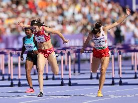 (PARIS2024) FRANCE-PARIS-OLY-ATHLETICS-100M HURDLES-WOMEN