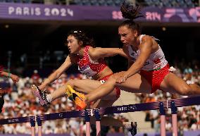 (PARIS2024) FRANCE-PARIS-OLY-ATHLETICS-100M HURDLES-WOMEN