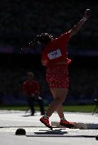 (PARIS2024) FRANCE-PARIS-OLY-ATHLETICS-SHOT PUT-WOMEN