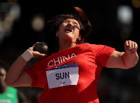 (PARIS2024) FRANCE-PARIS-OLY-ATHLETICS-SHOT PUT-WOMEN