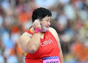 (PARIS2024) FRANCE-PARIS-OLY-ATHLETICS-SHOT PUT-WOMEN