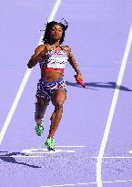 (PARIS2024) FRANCE-PARIS-OLY-ATHLETICS-4X100M RELAY-WOMEN