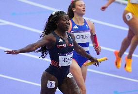 (PARIS2024) FRANCE-PARIS-OLY-ATHLETICS-4X100M RELAY-WOMEN