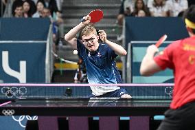 Paris 2024 - Men's Table Tennis Singles - France v China