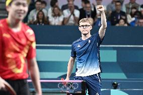 Paris 2024 - Men's Table Tennis Singles - France v China