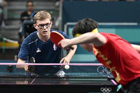 Paris 2024 - Men's Table Tennis Singles - France v China