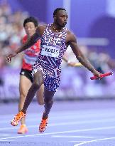 (PARIS2024) FRANCE-PARIS-OLY-ATHLETICS-4X100M RELAY-MEN