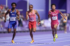 (PARIS2024) FRANCE-PARIS-OLY-ATHLETICS-4X100M RELAY-MEN