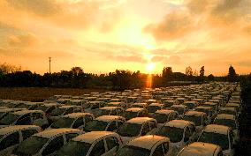 Abandoned Electric Sharing Cars