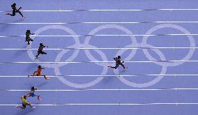 (PARIS2024) FRANCE-PARIS-OLY-ATHLETICS-4X100M RELAY-MEN