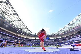 (PARIS2024) FRANCE-PARIS-OLY-ATHLETICS-SHOT PUT-WOMEN